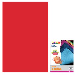 PANNO LANA PEZZA 45x90cm ROSSO