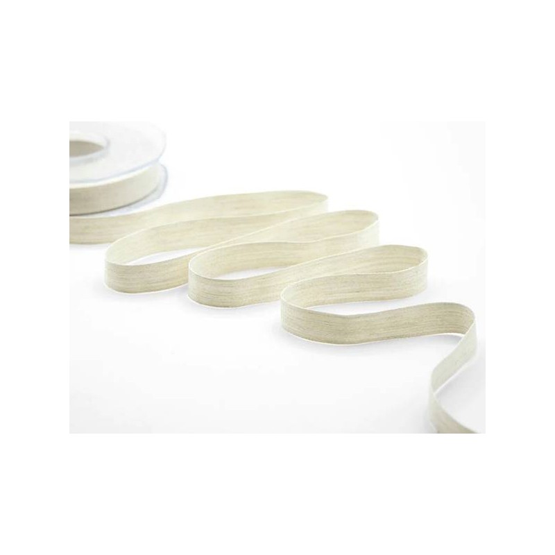 NASTRO MELANGE OPACO mm15x20mt COL.35 AVORIO