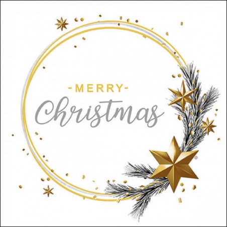 TOVAGLIOLI 33x33cm WISHING RING WHITE 20pz