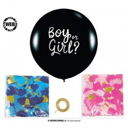 PALLONCINO LATTICE 70cm "IT'S A BOY/IT'S A GIRL" CON...