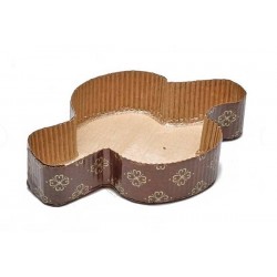 FORMA COTTURA COLOMBA 100gr 150x105x30mm 5 PEZZI