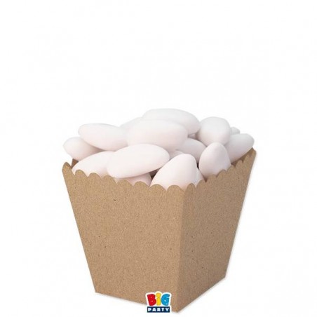 SWEETY BOX MINI 4x5,5x4cm KRAFT AVANA 12pz