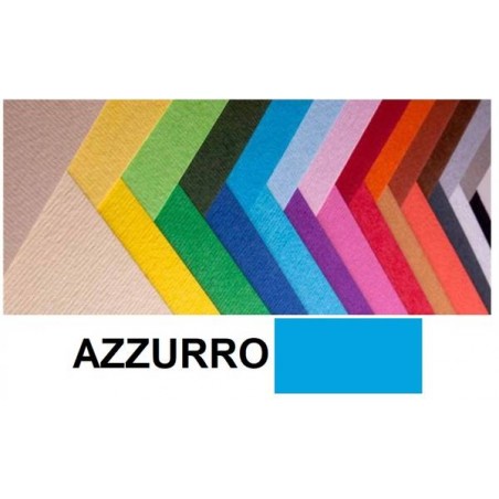 CARTONCINO BRISTOL 50x70cm 200gr AZZURRO FABRIANO