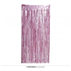 TENDA OPACA ROSA METAL 100x200cm