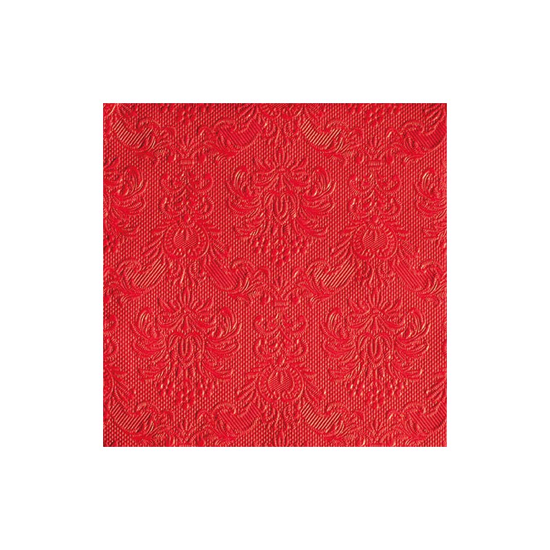 TOVAGLIOLI 33x33cm ELEGANCE RED 15pz