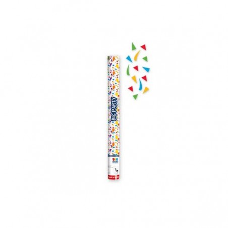 CANNONE SPARA CORIANDOLI 40cm POP UP MULTICOLOR