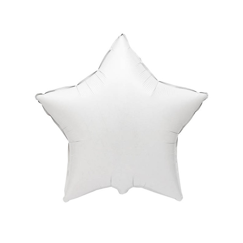 PALLONE MYLAR STELLA BIANCO ø45cm