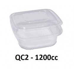 OVALINO CUKI PP 1200cc 50pz QC2 185x185x60mm (160x160mm INT)