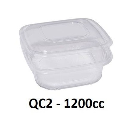 OVALINO CUKI PP 1200cc 50pz QC2 185x185x60mm (160x160mm INT)