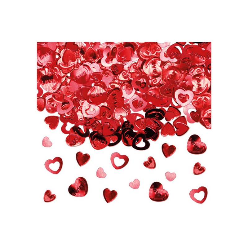 CONFETTI PARTY CUORE ROSSO 15gr