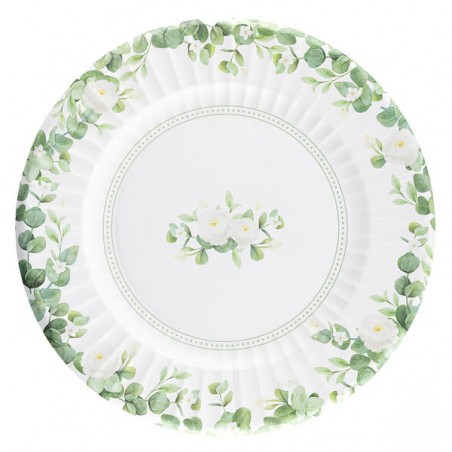 SOTTOPIATTI ROMANTIC GREEN 33cm 6pz