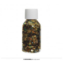 GEL CON STELLE GLITTER ORO