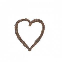 CUORE IN RATTAN H.35cm