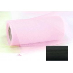TULLE ROTOLO H.25 100mt COLOR STAR NERO