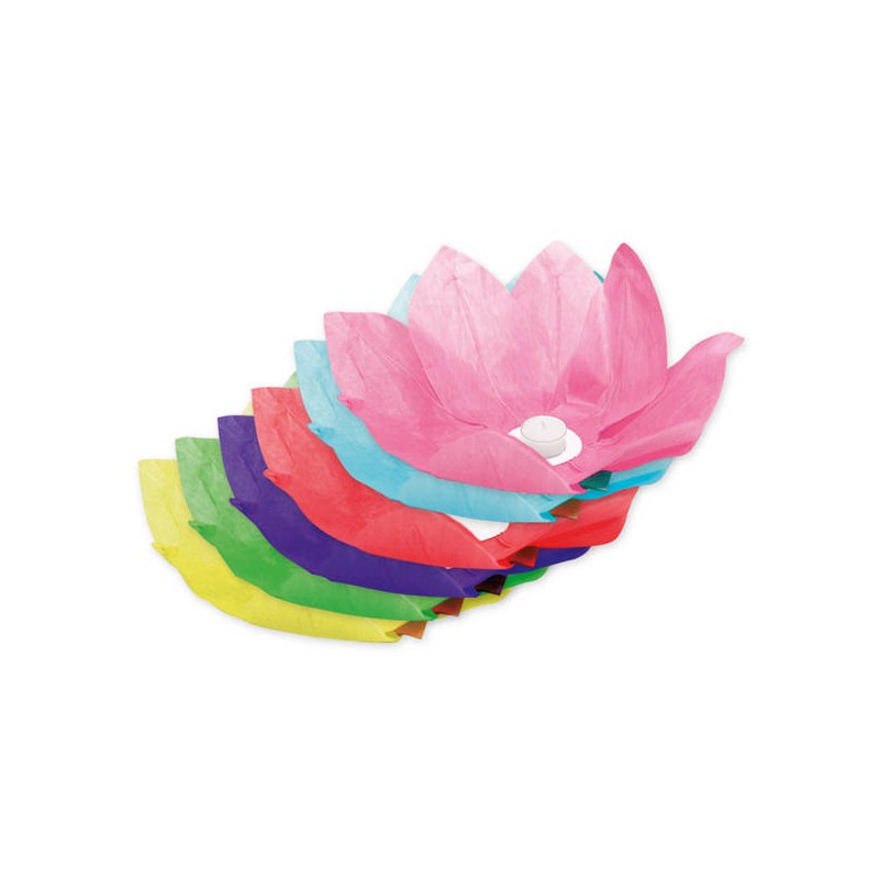 LANTERNA FIORE GALLEGGIANTE COLOR 28cm