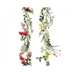 GHIRLANDA PRIMAVERA C/FIORI COLORATI H.180cm