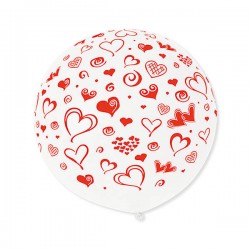 PALLONE ALL AROUND 31 80cm PASSION WHITE