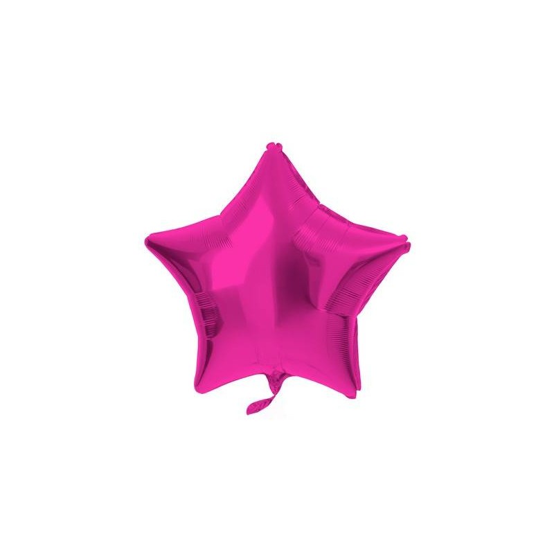 PALLONE MYLAR STELLA 19 48cm MAGENTA LUCIDO