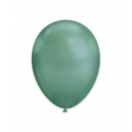 PALLONCINI LATTICE CHROME VERDE 93 13 33cm 50pz