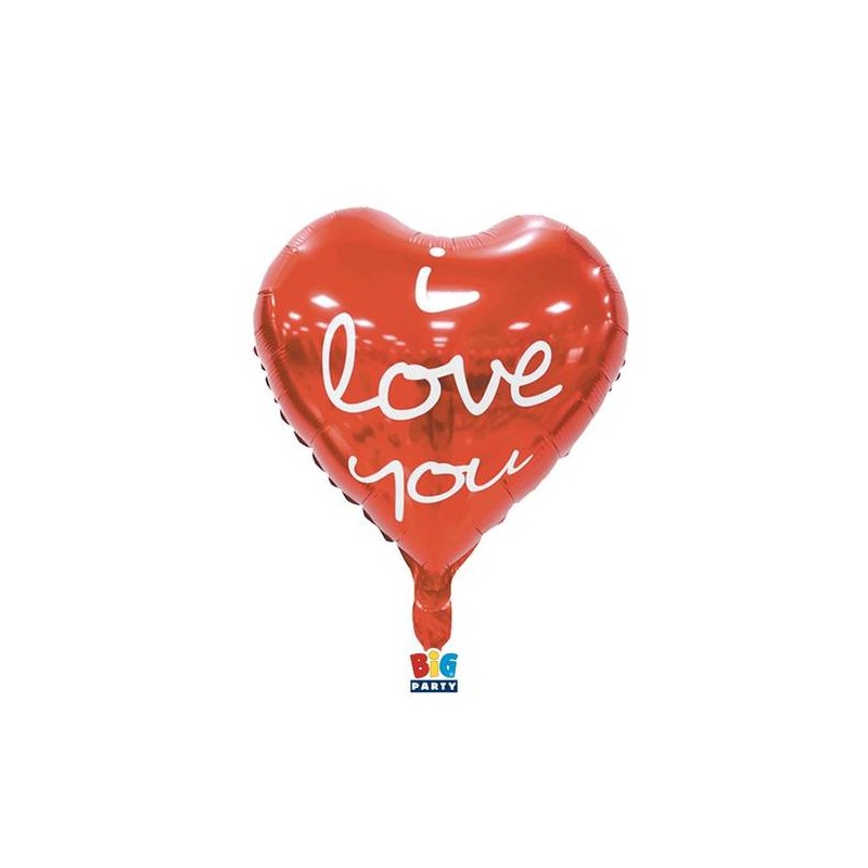 PALLONE MYLAR CUORE ROMANCE 45cm