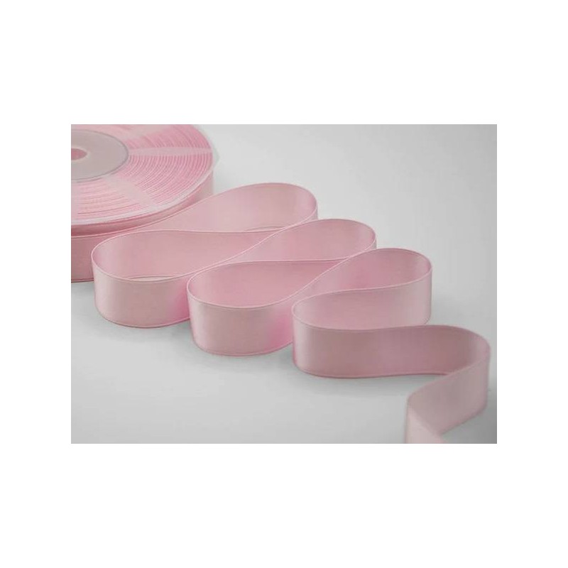 NASTRO DOPPIO RASO mm25x50mt COL.20 ROSA BABY