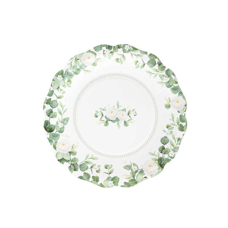 PIATTI NEW LIBERTY ROMANTIC GREEN 27cm 8pz