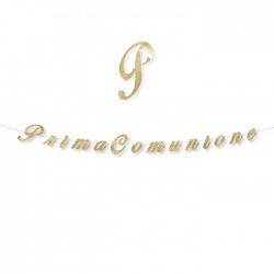 FESTONE ITALIC PRIMA COMUNIONE METAL cm15x3mt