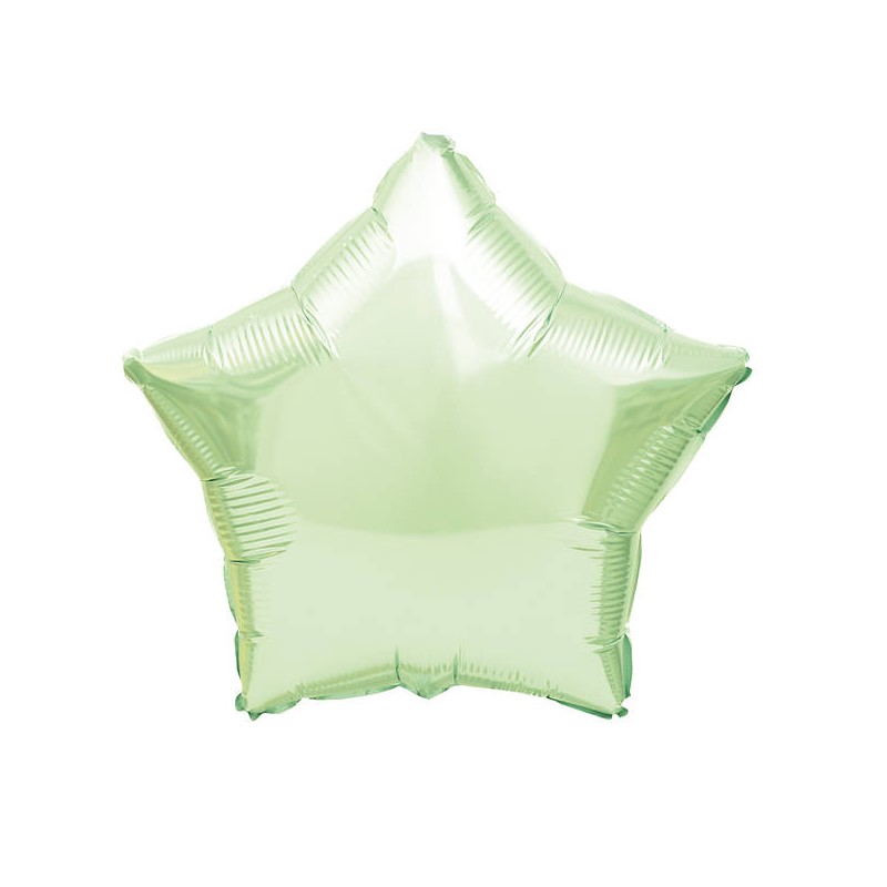 PALLONE MYLAR STELLA VERDE SALVIA ø45cm