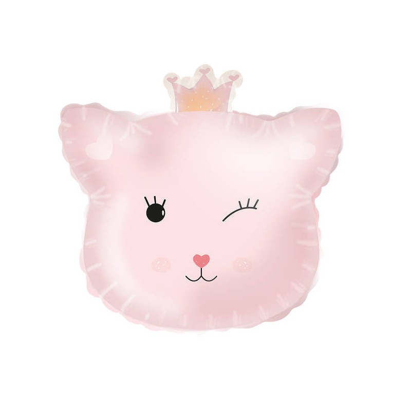 PALLONE MYLAR SAGOMATO LADY KITTY 100x82cm