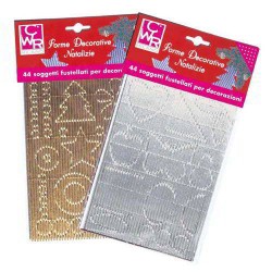 FORMINE PRETAGLIATE ORO/ARGENTO BUSTA 44pz