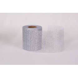 RETINA GLITTERATA mm100x20mt COL.101 ARGENTO