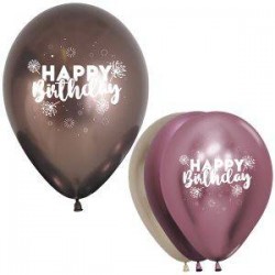 PALLONCINO HAPPY  BDAY REFLEX 12 30cm 12pz