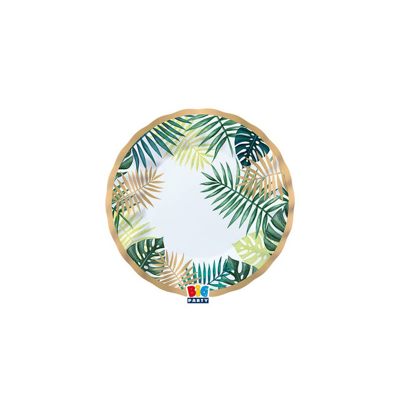 PIATTI ø20cm TROPICAL 8pz