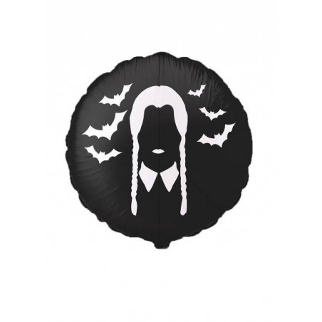 PALLONE MYLAR BAD GIRL NERO TONDO 18 43cm