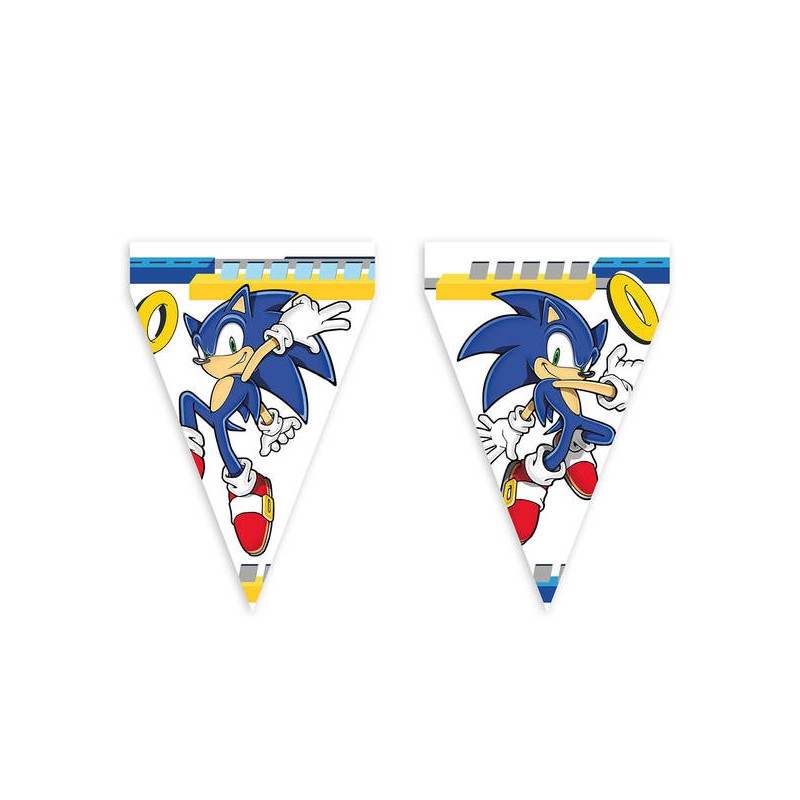 FESTONE BANDIERINE SONIC 20x30cm 3mt