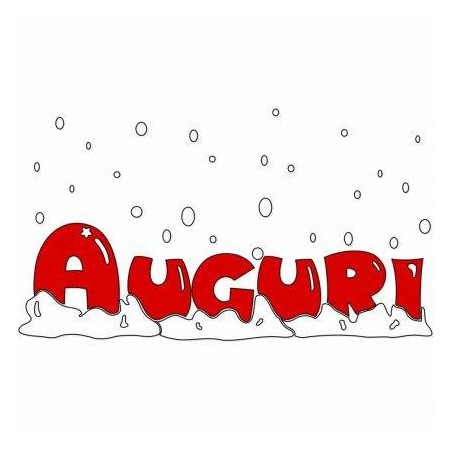 VETROFANIA AUGURI MAXI INNEVATA