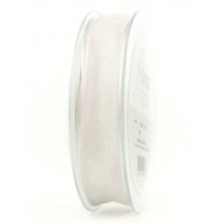 NASTRO TESSUTO CHIFFON mm40x20mt BIANCO