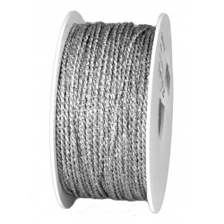 CORDINO LAME' TORCIGLIONE mm2x50mt 127-ARGENTO STF