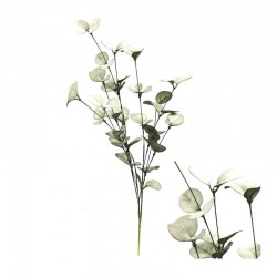 STELO CON FOGLIE VERDE CHIARO IN PLASTICA H.54cm