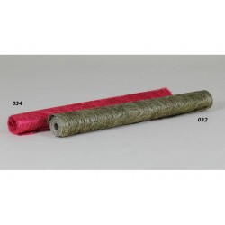 BOBINA RETE TELATA SISAL cm50x4,50mt COL.34 METAL ROSSO