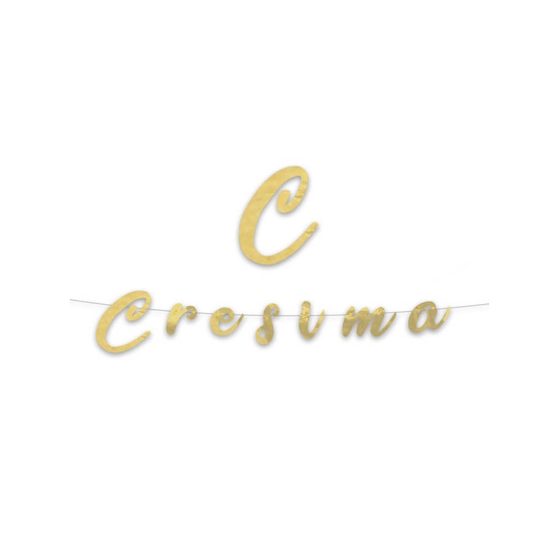 FESTONE ITALIC CRESIMA METAL cm15x3mt