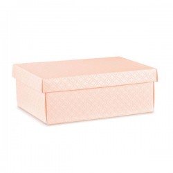 SCATOLE F/COP EASY 38x26x13cm MATELASSè ROSA