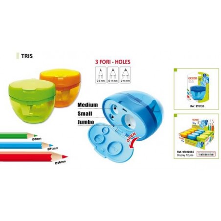 TEMPERAMATITE TRIS 3 FORI FLUO ARDA