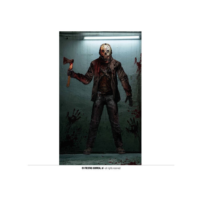 DECORAZIONE SAGOMA ASSASSINO 180cm