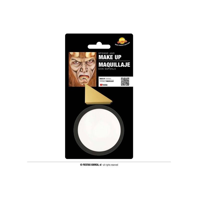 TRUCCO BIANCO CON SPUGNA 9gr