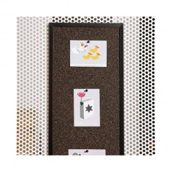 BACHECA LAVAGNA SUGHERO NERO 30x60cm