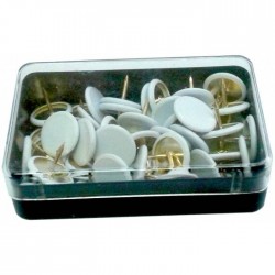 PUNTINE BIANCHE IN SCATOLA 50pz