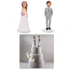 SOGGETTO SPOSI ELEGANTI H.  cm  28531 assortiti 1 pz