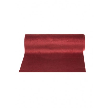 RUNNER PANNO SIMIL ALCANTARA  cm20x2,5mt 124-BORDEAUX