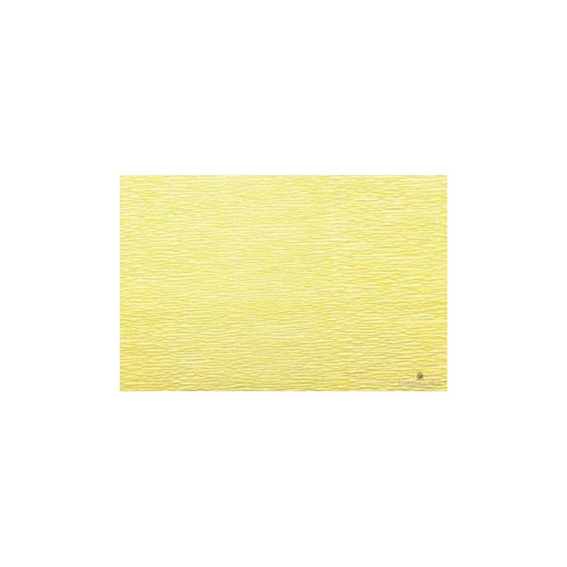 CARTA CRESPA gr.180 ROTOLO cm.50x250 GIALLO CANARINO 574 CR
